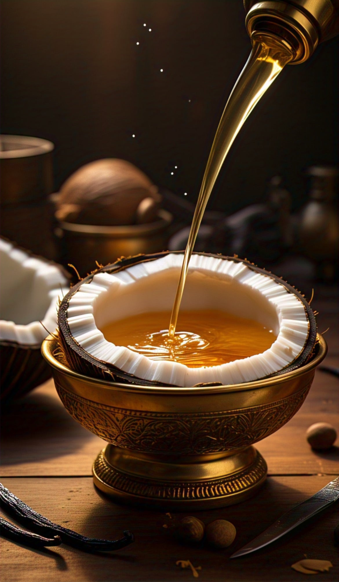 Coconut Vanilla Hair & Body Oil